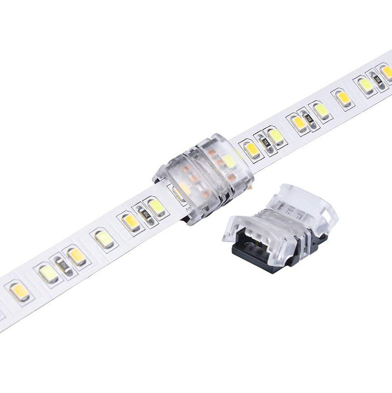 LED Strip Connector 3 Pin 10mm Board to Board, Gapless Connector for Dual Color and Digital Pixel Strip Light